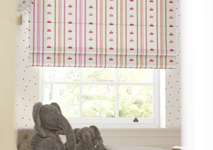 May Day, Tent Stripe Brights - Roman Blind - Image 5